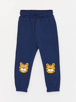 Beli Lastikli Bask?l? Erkek Bebek Jogger E?ofman Alt