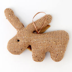 Мягкая игрушка «Олень», с золотым бантиком, 15 см, цвет МИКС