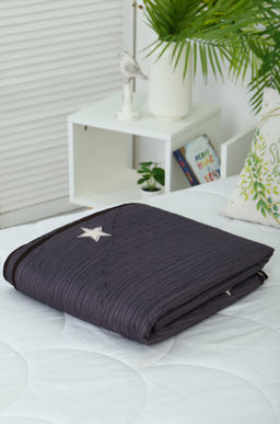 Покрывало-плед двухстороннее стеганое из полиэфирной ткани Полисатин Премиум 150Х212 N-Collection  фото 7