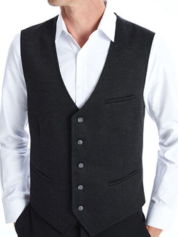 Dar Kal?p Erkek Klasik Yelek