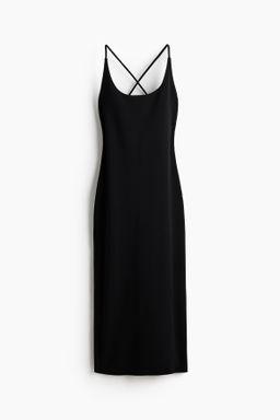 Vestido midi con escote en U