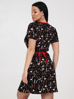 154 ЖЕНСКИЙ ХАЛАТ (Кошки) - А-дина фото 5