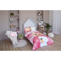 Постельное бельё Этель 1.5 сп Fashion girl 143х215 см, 150х214 см, 50х70 см -1 шт,100% хлопок, бязь  фото 2