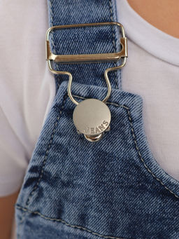 Сарафан джинсовый для девочек - Синий мир фото 11