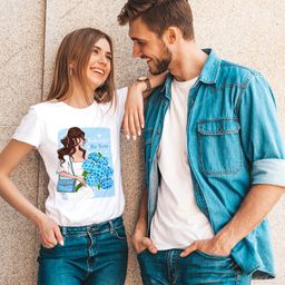 Эксклюзивная футболка Yana Pletneva упаковка плотный Zip пакет!