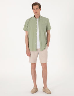 Ye_il Regular Fit K_sa Kollu G_mlek - Pierre cardin фото 4