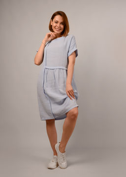 Туника-платье ШАРМ (голубой 10)