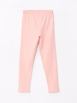 Beli Lastikli Bask?l? Pamuklu K?z ?ocuk Uzun Tayt - Waikiki фото 2