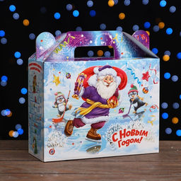 Цена за 5 шт. Коробка подарочная складная Навстречу Радости 23 х 8,5 х 23 см - Simaland фото 2