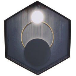 Часы настенные + пано 2шт "HOME STYLE" Незнакомка, черный корпус