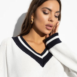 Джемпер Наперегонки с модой (white) - Charutti фото 4