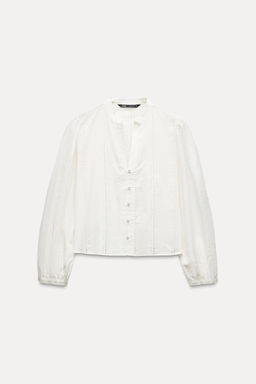 EMBROIDERED SHIRT - Zara фото 10