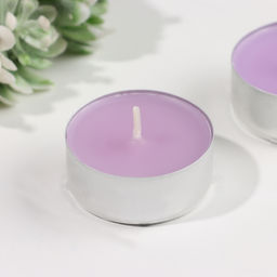 Цена за 2 шт. Набор свечей ароматических чайных «Цветы», 3.8×1.6 см, 3.5 ч, 12 г, 6 шт.