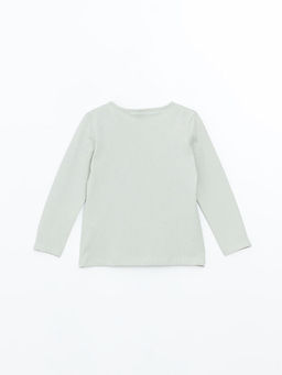 Bisiklet Yaka K?z ?ocuk Ti??rt - Waikiki фото 2