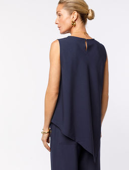 VILATTE / Удлиненный топ из плотного лиоцелла  фото 4