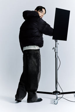 Chaqueta acolchada repelente al agua Loose Fit - H&m фото 10