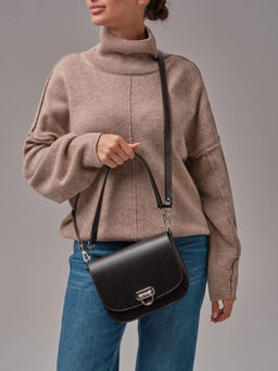 Сумка кожаная Azaro 30741 темно-коричневый соло