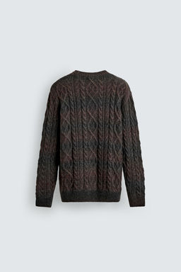 TEXTURED CABLE-KNIT JUMPER - Zara фото 9