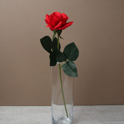Цена за 1 шт. Цветок искусственный Роза 42 см / GR-007 /уп 60/720/силикон - Галеонтрейд фото 5