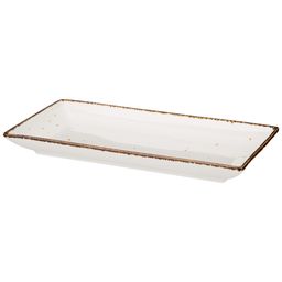 Цена за 4 шт. БЛЮДО BRONCO NATURE ПРЯМОУГОЛЬНОЕ 27*13,5*3 СМ  фото 2