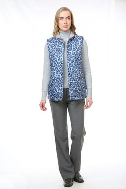 Жилет арт.2182-05 КЕЙТ Бонту (леопард синий) - Altro фото 2