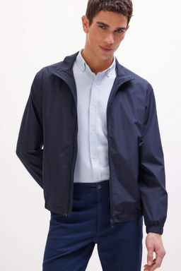 Regular Fit Dik Yaka Fermuarl? Mevsimlik Baharl?k Mont - Defacto фото 2