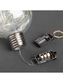 Набор ёлочных шаров Мишура цветная тёплая, 3 шт, d=8 см, 5 LED, от батареек, свечение белое - Luazon lighting фото 11