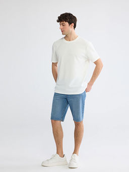 Bisiklet Yaka Dokulu Erkek Ti??rt