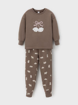 К 1567/коричневый 0909 Н052.1 пижама дет