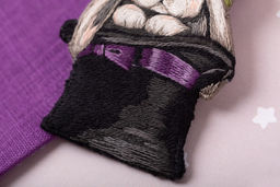 Набор для вышивания PANNA Живая картина JK-2275 Брошь. Малыш-фокусник 5 х 6 см