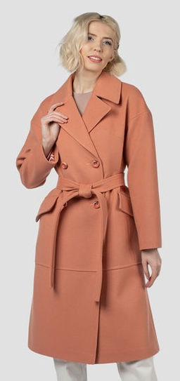 Пальто женское демисезонное (пояс) - El podio фото 17