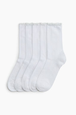 Pack de 5 calcetines en punto pointelle