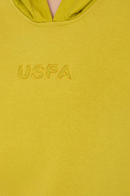 Женский свитшот фисташкового зеленого цвета - U.s. polo assn фото 7