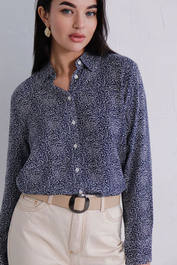 11251 Рубашка синяя