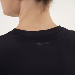 Футболка женская Resport, бифлекс, размер 46 (M), чёрная