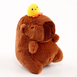 Мягкая игрушка Капибара с уточкой, 13 см - Simaland фото 4