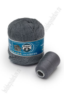 Пряжа "Пух норки" 50 гр (5 шт) SF-7846, серый №4