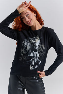 8575 футболка с дл.рукавом унисекс