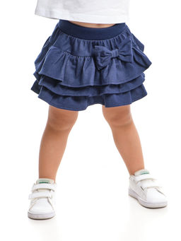 Юбка для девочки UD 1265 синий - Mini maxi фото 2