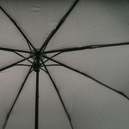 Зонт механический Моно с серебром ткань эпонж (полиэстер), 8 лучей, д/купола 92см, 3 сложения, 23,5см в сложенном виде, ручка с антискользящим покрытием, серый с серебряной нитью, 286гр (Китай) - Домашняя Мода фото 6