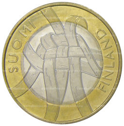 Монета 5 евро 2011 года Финляндия Исторические регионы Финляндии  Карелия