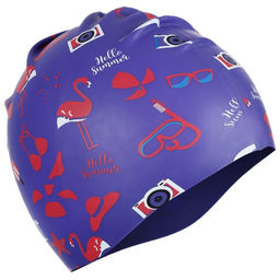 Шапочка для плавания детская ONLITOP, силиконовая, обхват 46-52 см  фото 3