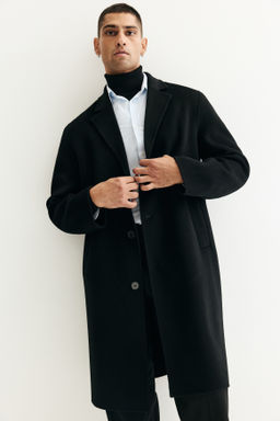 Single-breasted wool coat - H&m фото 4
