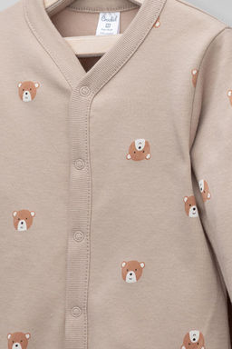 Crockid _ К 6025/медвежата на бежевом комбинезон яс  фото 2