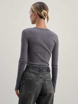 Базовое боди из хлопка / Zarina  фото 8