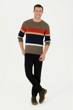 Мужской свитер цвета хаки - U.s. polo assn фото 11