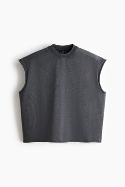Camiseta sin mangas boxy Oversized Fit - H&m фото 4