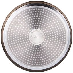 СКОВОРОДА AGNESS SPICY С МРАМОРНЫМ АНТИПРИГАР.ПОКРЫТИЕМ 28*5.8 СМ ЦВЕТ: ОЛИВКОВЫЙ  фото 4