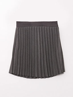 Beli Lastikli Pileli K?z ?ocuk Etek