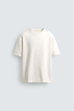 COMFORT SEERSUCKER T-SHIRT - Zara фото 7